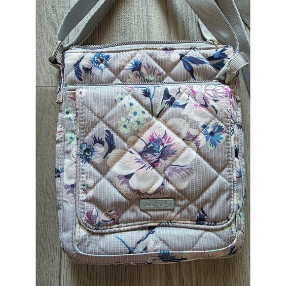 Vera Bradley Floral Quilted Crossbody Bag With Adjustable Strap - Picture 2 of 6